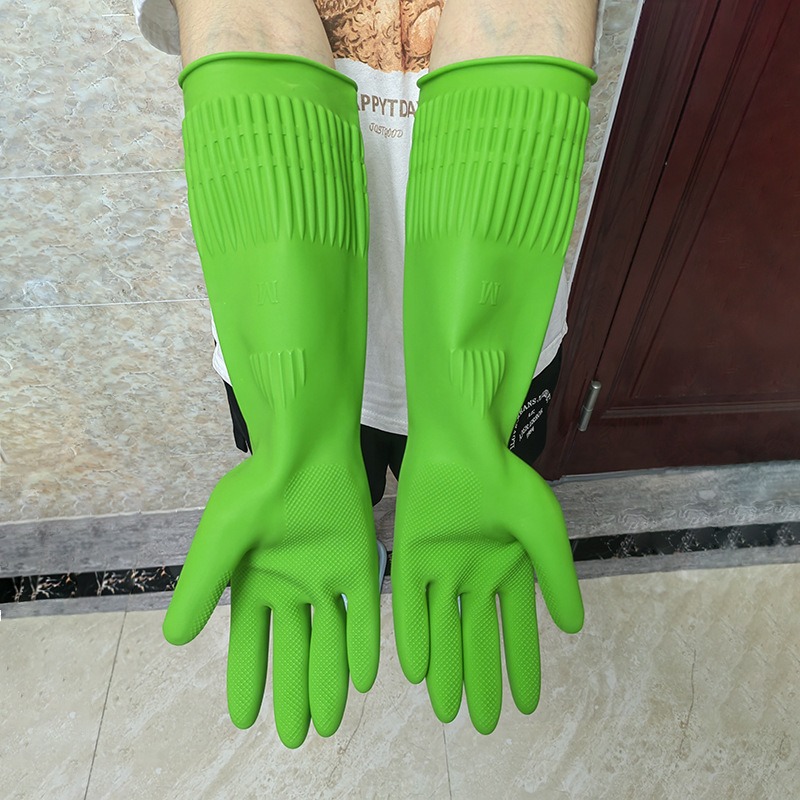 Dish Glove Rubber - 1 par de guantes de silicona