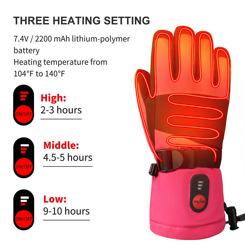 Guantes Calefactables 2026 par - Ski Glove Waterproof reseña y precio