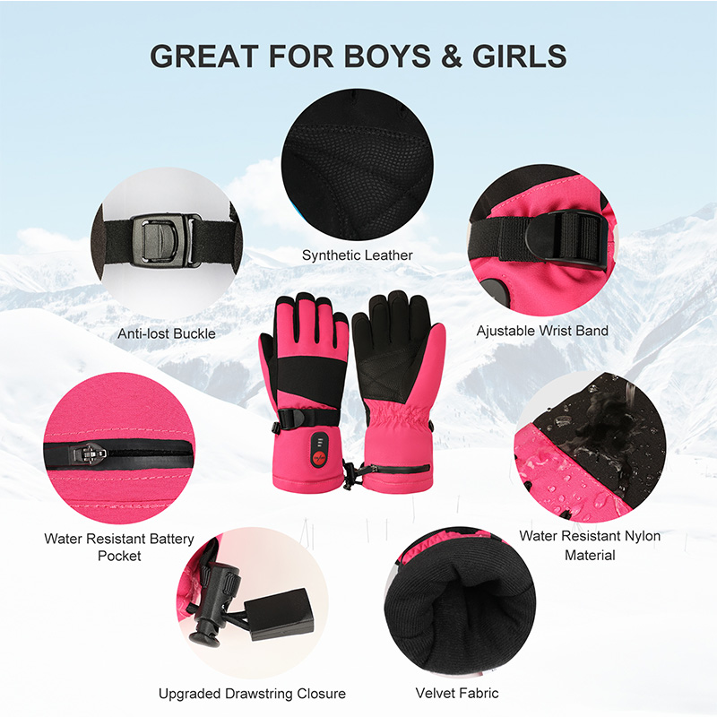 Guantes Calefactables 2026 par - Ski Glove Waterproof reseña y precio